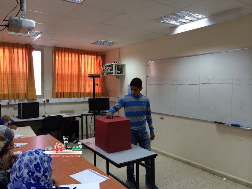 انتخابات مجلس طلاب المدرسة متعددة المجالات كسيفة ابو ربيعة